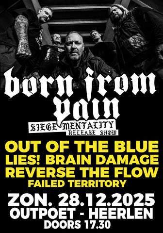 BORN FROM PAIN "SIEGE MENTALITY" Release show