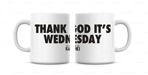THANK GOD IT'S WEDNESDAY Koffiekop