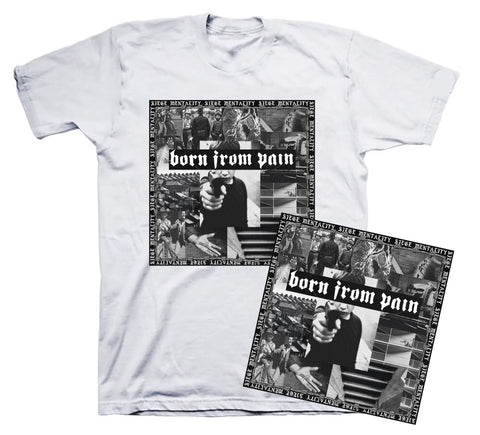 BORN FROM PAIN - SIEGE MENTALITY BUNDLE EP 12" Vinyl + Shirt